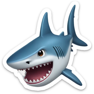 shark trompet sticker