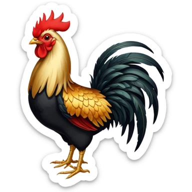 Cock sticker