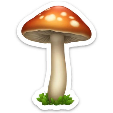 mushroom penas sticker