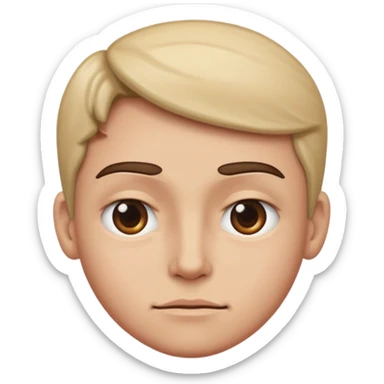 judgemental side eye, expressive face, 3/4 face view, ios emoji style sticker