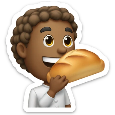 eat bread sticker