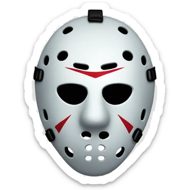 Jason hockey mask  sticker