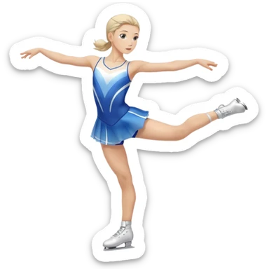 figure skating finland sticker
