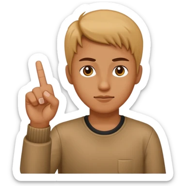 Un âne qui fais un doigt donneur  sticker