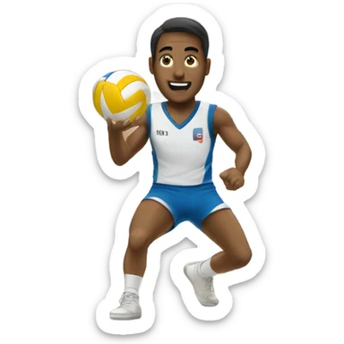 Voley sticker