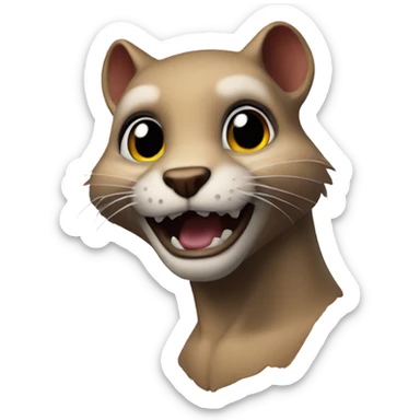 The weasel from the dc comics  sticker
