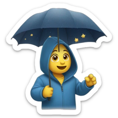 Lluvia de estrellas sticker