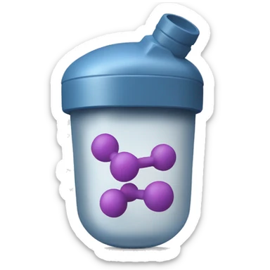 a protein shaker sticker