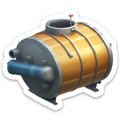 Tanque de agua sticker