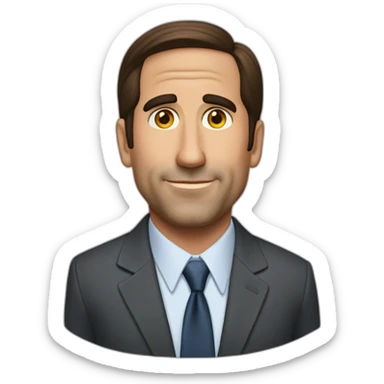 Steve-carrell-michael-scott sticker