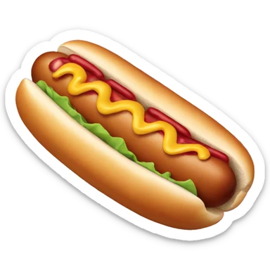 hot dog sticker