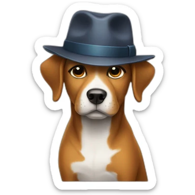 Dog detective sticker