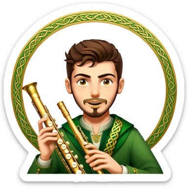 Irish Musician sticker