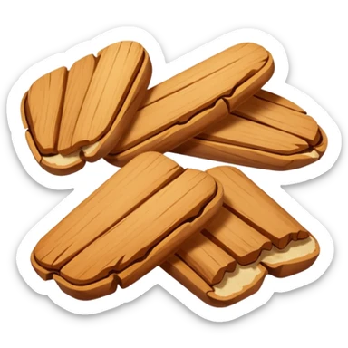 3 sandalwood chips sticker