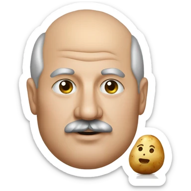 lukashenko and potato sticker