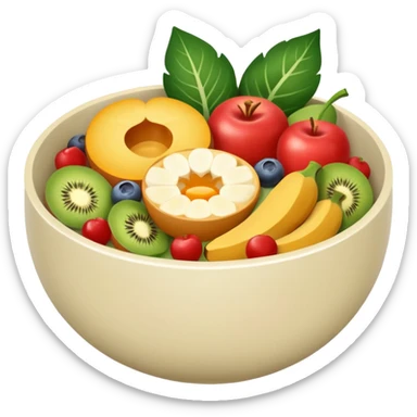 healthy bowl sticker