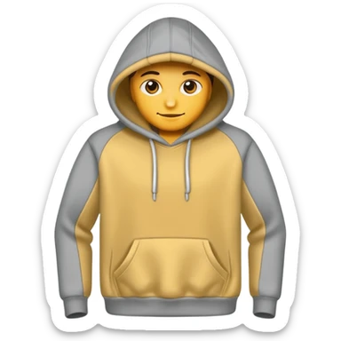 hoodie cloth sticker
