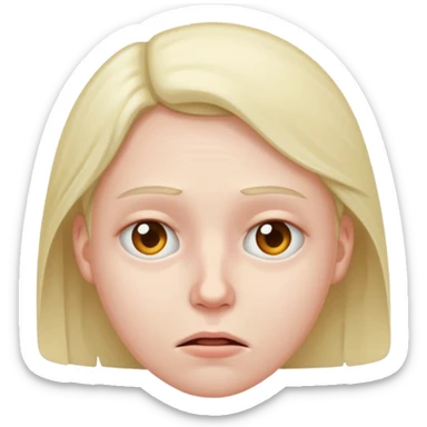 una persona que no se siente bien  sticker