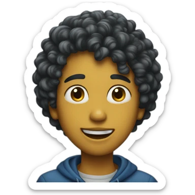 silly boy blue chanteuse sticker