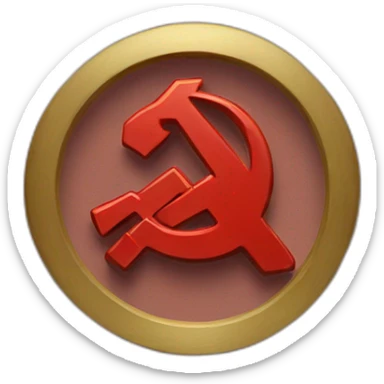 Communism symbol sticker