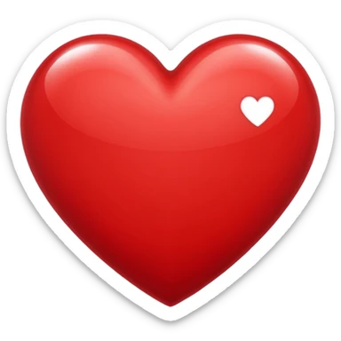 Heart with more around it and sparkling  sticker