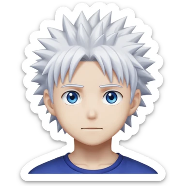 Killua from hunter x hunter sticker