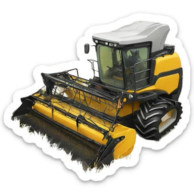 Harvester sticker