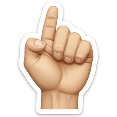 vack of veiny fist rearview sticker