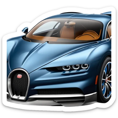 Bugatti Chiron best view  sticker