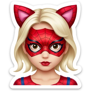 Hello kitty anda spiderman sticker