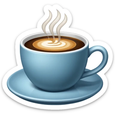 Cup of coffee sticker