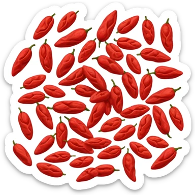 dried goji berries sticker