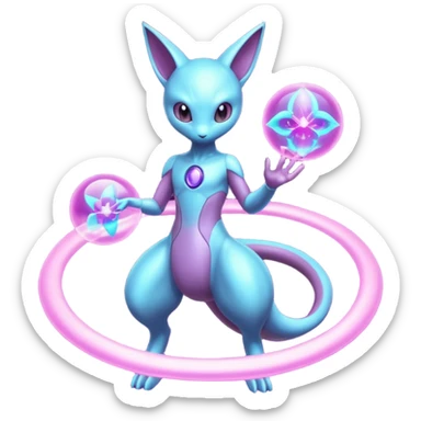 Mewtwo-Malamar-Genesect-Deoxys-Espeon-alien-hybrid-fusion sticker