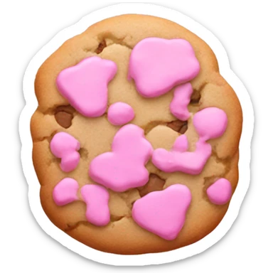 Pink cookies sticker
