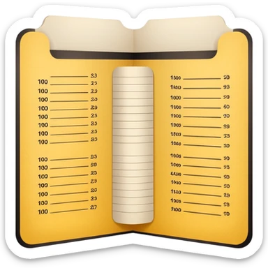 Paper menu from Chinese restaurant sticker