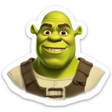 shrek  sticker
