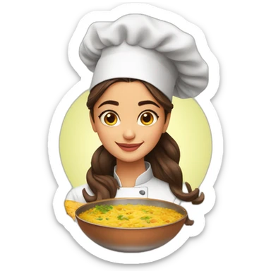 Alia bhatt as chef sticker