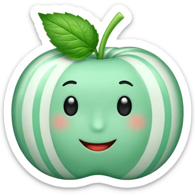Peppermint sticker