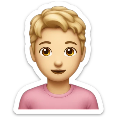 Nounours avec des cœurs dans les yeux sticker