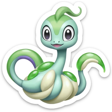 Goodra-Meloetta-Pokémon-Fakémon-fusion-creature sticker