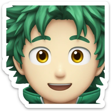 Izuku midoriya  sticker