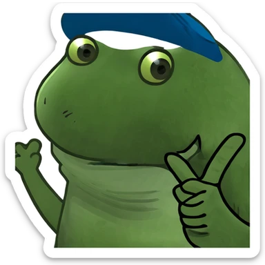 Yvl hand sign sticker