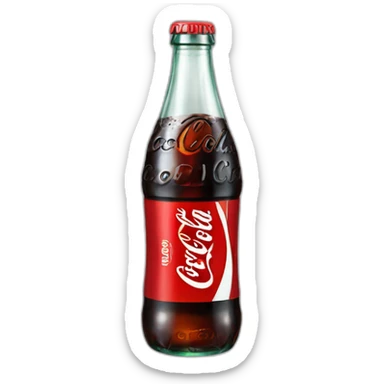 Coca-Cola bottle sticker