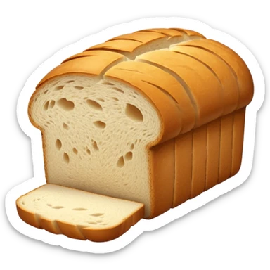 sliced loaf of bread sticker