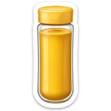 a tube of mustard  sticker