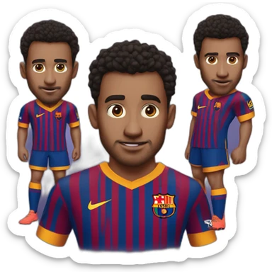 Maillot du Barça avec écrit nono 10 sticker