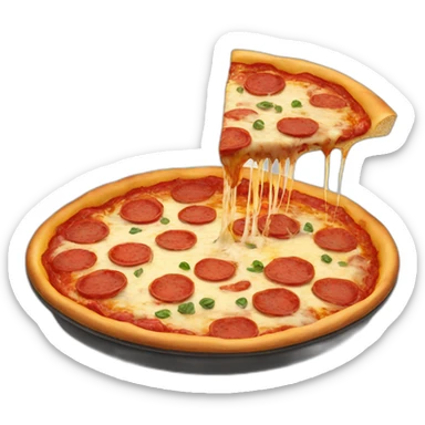 deep dish pizza sticker