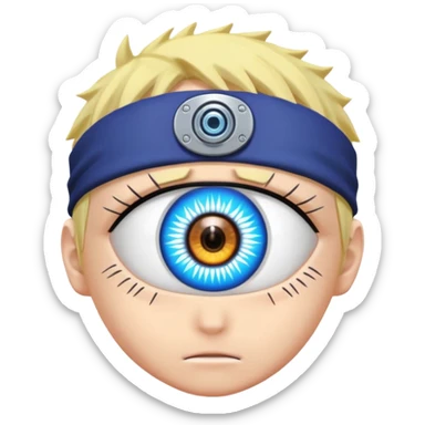 Naruto eyes sticker