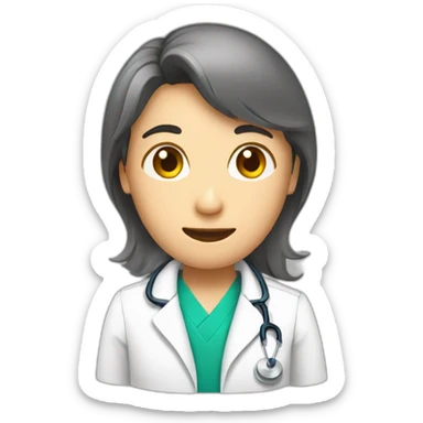 Infirmier et infirmière  sticker