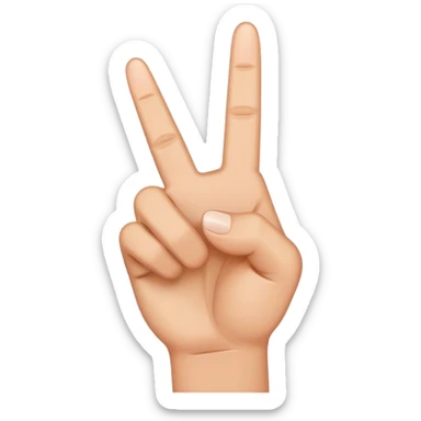 middle finger salute sticker